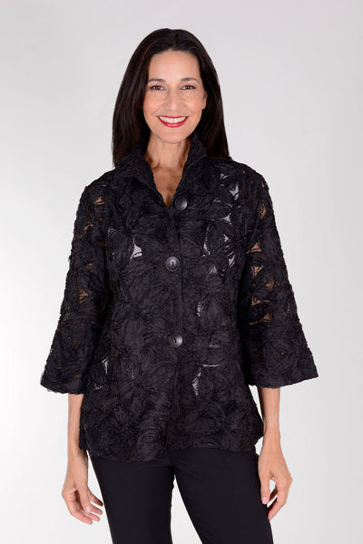 Sheer clearance floral jacket