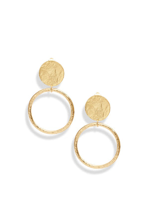 Texture Circle Clip-On Earrings_35192109301960
