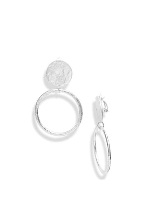 Texture Circle Clip-On Earrings_35192109334728