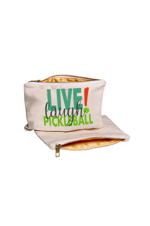 Live Laugh Pickleball Large Pouch_35222917677256