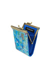 The Floral Card Holder is a stylish secure wallet with a lovely brocade fabric exterior, accordion-style pleated slots with RFID protection, and a golden metal snap clasp for easy access. Keep your money tucked away pretty and safely with this gorgeous travel friendly wallet! _t_33592076566728