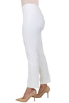Holland Ave Sammy Denim Ankle PantHolland Ave Sammy Denim Ankle Pant in White. Pull on hidden waistband pant with faux zipper placket. Snug through hip and thigh falls straight to hem. 28" inseam._t_8326619856994