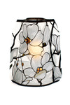 Magnolia Window Luminaries, translucent white magonolias with orange centers_t_31563275501768