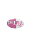 This cute and quirky pink "chill pill" latch hook pillow is the perfect for any chair, bed, or sofa. This adorable pillow is handmade with dyed wool and backed with a soft velvet fabric and zipper closure._t_32841460351176