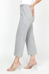 Holland Ave Patch Pocket Crop in 
Concrete.  1 3/4" elastic waistband.  2 front deep pockets, 2 rear patch pockets.  Snug through hip, falls wide to hem.  24 1/2" inseam._t_61395054657902