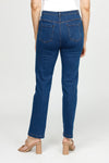 Holland Ave Sadie 5 Pocket Jean in Denim.  Medium blue wash 5 pocket jean with button and zip closure.  Mid rise.  Snug through stomach and hip, falls straight to hem.  29" inseam._t_60220229386606