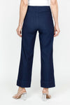 Holland Ave Lizzie Denim Wide Leg Pant.  Pull on pant with faux zipper placket and button.  2 front patch pockets.  2 rear patch pockets.  Snug through stomach, relaxed through hip and leg.  10" leg opening.  28" inseam._t_61333272199534