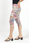 Lisette L Montreal Wynwood Capri with Pockets. Pull on capri with 3" waistband. 2 front pockets. Snug through stomach, hip and thigh. 19" inseam._t_34999205888200