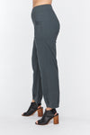 Neon Buddha Relaxed Pant in Gray. Drop waist pull on pant. Straight leg that tapers to a pleated hem. 2 front pleated pockets. 28" inseam._t_34558183473352