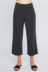 Neon Buddha Classic Wide Leg Capri in Black.  2" waistband  pull on pant with side slash pockets and wide legs.  11" leg opening.  23 1/2" inseam._t_35323586543816