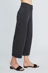 Neon Buddha Classic Wide Leg Capri in Black. 2" waistband pull on pant with side slash pockets and wide legs. 11" leg opening. 23 1/2" inseam._t_35323586969800