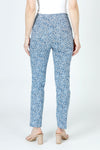 Lisette L Montreal Pebble Ankle Pant in Multi.  3" waistband with tummy control.  Snug through stomach, hip and thigh.  Slim leg.  28" inseam._t_59957334573422