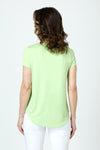 Top Ligne High Low Tee in Kiwi.  Crew neck short sleeve top with curved high low hem.  Relaxed fit._t_60003087024494