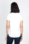 Top Ligne Solid High/Low Short Sleeve Tee_t_35322622640328