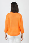 Ten Oh 8 Perforated Dolman V Neck Sweater_t_60077015302510