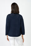 Ten Oh 8 Perforated Dolman V Neck Sweater_t_60077015433582