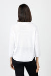Ten Oh 8 Perforated Dolman V Neck Sweater_t_60077015499118