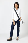 Ten Oh 8 Perforated Dolman V Neck Sweater_t_60095054152046