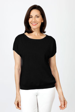 Ten Oh 8 Perforated Boatneck Sweater_60412345909614