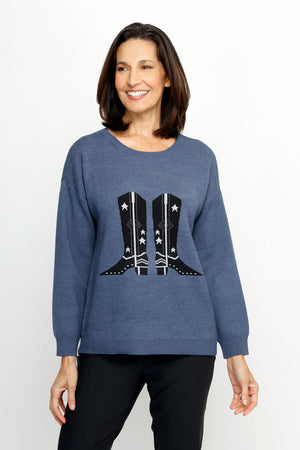 Ten Oh 8 Cowboy Boots Sweater_61511979041134