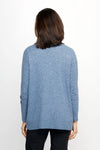 Ten Oh 8 Flowers Open Cardi in Denim.  Soft fuzzy knit with applique daisies.  Open front with long sleeves.  Dropped shoulders.  Rib trim at hem and cuff.  Relaxed fit._t_61511915045230