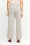 Top Ligne Soft Knit Seamed Pant in oat.  Elastic waist wide leg draped pant.  Deep front pockets.  Contrast edging around pocket and hem.  28" inseam._t_61516733350254