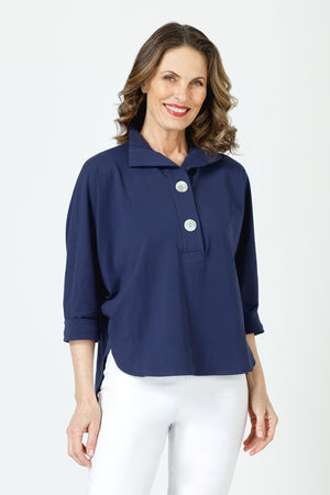 Top Ligne Cotton Collar Button Top_60018530615662