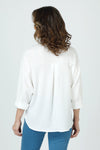 Top Ligne Crinkle Button Polo Top_t_60018658214254