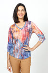 Top Ligne Color Lines V Neck_t_34607987294408