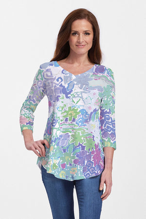 Whimsy Rose Floral Graffiti Flowy Tunic_35279859646664