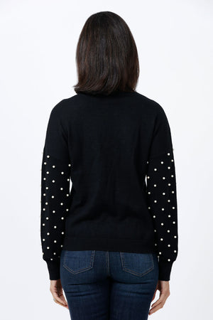 Lolo Luxe Pearl Sleeve Sweater_34668816793800