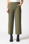 Habitat Stone Wash Angle Pocket Flood Pant in Forest.  2" contoured waistband pull on pant.  Center seam detail.  Angled front slash pockets.  2 rear patch pockets.  25" inseam._t_61472538788206
