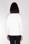 Metric Pullover Seam Sweater in Ivory. Crew neck sweater with center seam detail and deep ribbed hem. Long sleeves with deep rib cuff. Classic fit._t_34378741940424