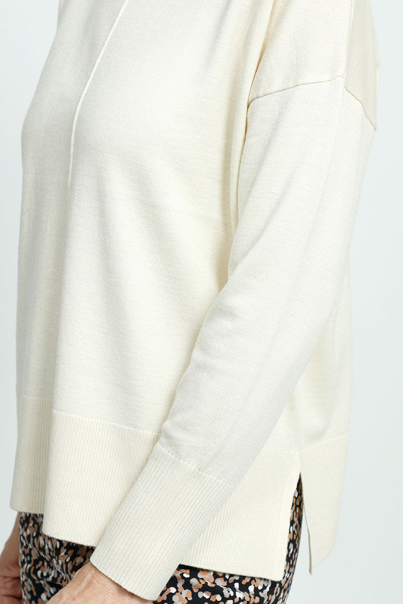 Theory relaxed drop shoulder sweater hotsell