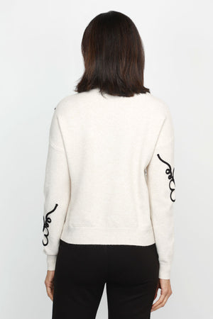 Metric Embroidered Flower Sweater_61483945951598