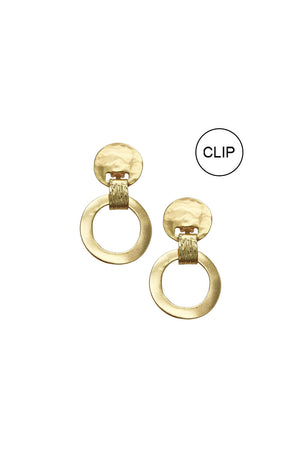 Ring Drop Clip-On Earrings_60954443153774