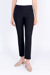 Holland Ave Millennium Ankle Pant in Black. Pull on pant with 2 1/2" curved waistband. Tight through hip and thigh, straight through leg. 28" inseam._t_34231039623368