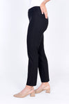 Holland Ave Millennium Ankle Pant in Black. Pull on pant with 2 1/2" curved waistband. Tight through hip and thigh, straight through leg. 28" inseam._t_34231039754440