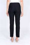 Holland Ave Millennium Ankle Pant in Black. Pull on pant with 2 1/2" curved waistband. Tight through hip and thigh, straight through leg. 28" inseam._t_34231039656136