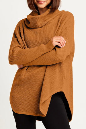 Planet Waffle Cowl in Chestnut_61200876634478