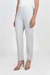 Holland Ave Sammy Denim Ankle Pant in Pearl gray. Pull on hidden waistband pant with faux zipper placket. Snug through hip and thigh falls straight to hem. 28" inseam._t_34827100717256
