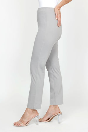Holland Ave Sammy Denim Ankle Pant in Concrete. Pull on hidden waistband pant with faux zipper placket. Snug through hip and thigh falls straight to hem. 28" inseam._61393702748526