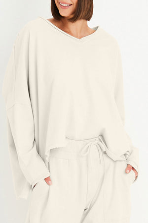 Planet French Terry Double Angle V Tee_61187696361838