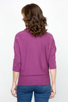Elliott Lauren Modal Cowl in Grape.  Cowl neck sweater knit side to side.  Dolman elbow length sleee.  Rib trim at cowl and cuff.  Deep rib hem.  Relaxed fit._t_61186981527918