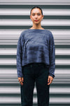 Planet Camo Tee in Midnight.  Slightly  cropped crew neck camouflage pattern.  Long sleeve.  Drop shoulders.  Oversized fit. One size fits many._t_61205111570798