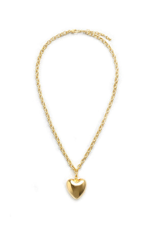 Puffy Heart Pendant Necklace_61357469499758