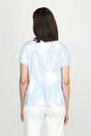 Elliott Lauren Tide Pool Tee in Whisper Blue.  Ocean inspired print.  Crew neck short sleeve top with sewn cuff.  A line shape.  Relaxed fit._t_60215255695726