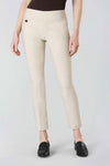 Lisette L Montreal 801 Ankle Pant in Beige.  Pull on pant with 3" waistband.  Magical lycra stretch.  Slim through hip and thigh.  Falls straight from knee.  28" inseam._t_52968467136878