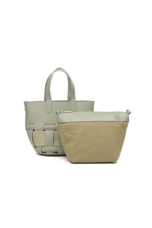 Woven Detail Tote & Pouch Bag_35262769234120