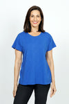 Mododoc Favorite Tee in Cosmic Cobalt.  Crew neck short sleeve slub cotton tee with straight hem.  Relaxed fit._t_53001556623726